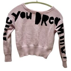 Sonia by Sonia Rykiel “Dream What You Want” Graphic Sweater - Size S